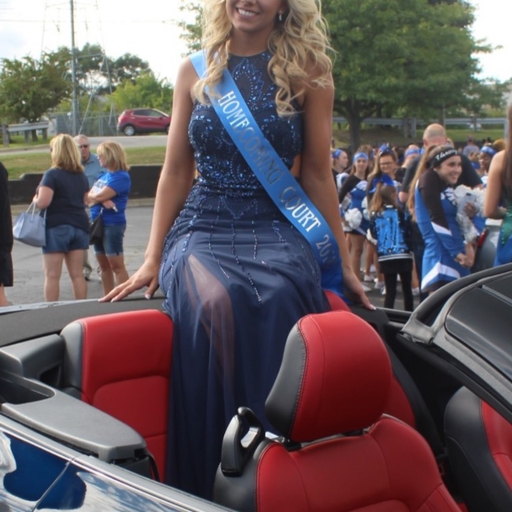 Blue homecoming/ prom dress